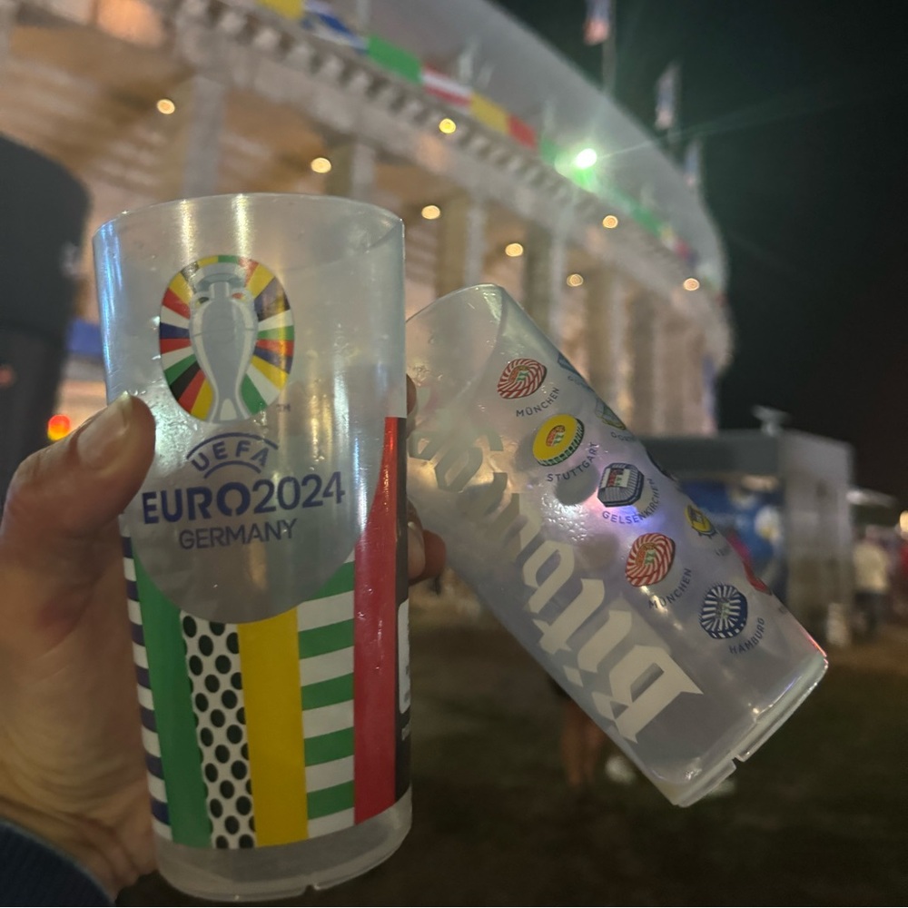 2 Stadium Cups from the UEFA EURO 2024 Final in Berlin